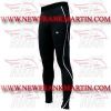 FM-894 m-210 Men Gym Fitness Yoga Compression Leggings Baselayer Tight Pant Long Trouser Black White Thread