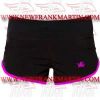 FM-894 s-4 Ladies Gym Fitness Compression Running Shorts Black Pink