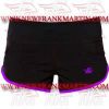 FM-894 s-6  Ladies Gym Fitness Compression Running Shorts Black Purple