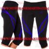 FM-894 tc-602 Ladies Gym Fitness Yoga compression Leggings Baselayer Tight Capri Trouser Black Blue
