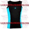 FM-898 fs-210 Fitness Gym Exercise Compression Ladies Women Singlet Yoga Tank Top Black Turquoise