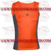 FM-898 fs-236 Fitness Gym Exercise Compression Ladies Women Singlet Yoga Tank Top Orange Grey