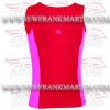 FM-898 fs-250 Fitness Gym Exercise Compression Ladies Women Singlet Yoga Tank Top Red Pink