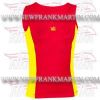 FM-898 fs-256 Fitness Gym Exercise Compression Ladies Women Singlet Yoga Tank Top Red Yellow