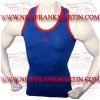 FM-898 s-102 Gym Fitness MMA Rash Guards Baselayer Compression Shirts Sleeveless Blue Red Singlet