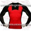 FM-898 d-2 Gym Fitness MMA Rash Guards Baselayer Compression Shirts Full sleeve Black Red Grey