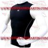 FM-898 SL-2 Gym Fitness MMA Rash Guards Baselayer Compression Shirts Sleeveless Black