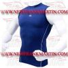 FM-898 SL-4 Gym Fitness MMA Rash Guards Baselayer Compression Shirts Sleeveless D Blue