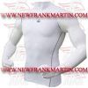 FM-898 SL-10 Gym Fitness MMA Rash Guards Baselayer Compression Shirts Sleeveless White