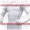 FM-898 h-114 Gym Fitness MMA Rash Guards Baselayer Compression Shirts White Half sleeve