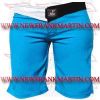 Ladies Gym Fitness Compression Running MMA Board Shorts Blue White FM-896 L-442