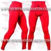 FM-894 m-8 Men Gym Fitness Yoga Compression Leggings Baselayer Tight Pant Long Trouser Red