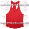 FM-898 ms-410 Gym Fitness Weightlifting Bodybuilding Workout Men Singlet Y Back Stringers Tank Tops Red