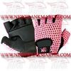FM-996 g-208 Weightlifting Fitness Crossfit Gym Gloves Leather Mesh Black Pink