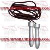 FM-920 a-402 Skipping Jump Rope Leather Iron Handle