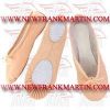 Gymnastic Dancing Ballet Trampoline Shoes Leather Split Sole Beige FM-524 a-208
