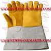 Welding Gloves Yellow with Natural Color Cuff (FM-6006 b-20)