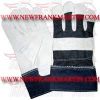 Working Gloves Natural Colour with Denim Fabric (FM-6002 a-2)
