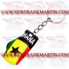 Boxing Gloves Keychain Ghana Flag Print (FM-901 f-36)