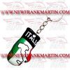Boxing Gloves Keychain Italia Flag & Map Print (FM-901 f-44)