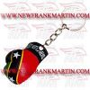 Boxing Gloves Keychain St Kitts and Nevis flag Print (FM-901 f-60)