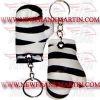 Boxing Gloves Keychain Zebra Style (FM-901 b-2)