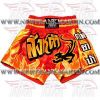 Muay Thai Short with Lizard writing and Flames (FM-892 i-28)