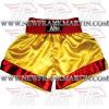 Muay Thai Short with Spanish Flag (FM-892 F-12)