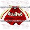 Muay Thai Short with Stripes and Writing (FM-892 M)