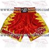 Muay Thai Short with Writing and side Flames (FM-892 A-24)