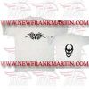 T-Shirt with Skull Tattoo White (FM-1642 a-6)