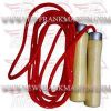 Skipping Jump Rope with PVC rope and Wooden Handle with Bearing (FM-920 c-8)