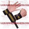 FM-996 w-408 Weightlifting Fitness Crossfit Gym Wrist Wrap Black & Yellow