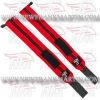 FM-996 w-482 Weightlifting Fitness Crossfit Gym Wrist Wrap Red & Black