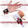 FM-996 w-446 Weightlifting Fitness Crossfit Gym Wrist Wrap White & Red