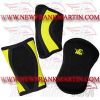 FM-176 ke-254 Weightlifting Fitness Crossfit Gym 5mm 7mm Knee Sleeves Black Yellow
