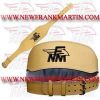 FM-990 a-4 Weightlifting Fitness Leather Lifting Belt Cowhide Beige 5 inch
