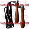 FM-920 a-242 Skipping Jump Rope Leather Heavy Weight with Grooves