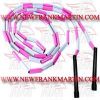 Skipping Jump rope with beads White Pink FM-920 b-86