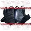 FM-996 g-1002 Weightlifting Fitness Crossfit Gym Gloves Black D Grey Leather Spandex