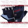 FM-996 g-558 Weightlifting Fitness Crossfit Gym Gloves Black Grey Spandex & Synthetic Leather