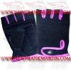 FM-996 g-302 Weightlifting Fitness Crossfit Gym Gloves Black Pink Leather Spandex