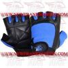 FM-996 g-424 Weightlifting Fitness Crossfit Gym Gloves Leather Spandex Black Blue