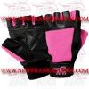 FM-996 g-470 Weightlifting Fitness Crossfit Gym Gloves Leather Spandex Black Pink