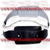FM-990 d-102 Weightlifting Fitness Dipping Belt Leather Black