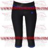 FM-894 tc-2 Ladies Gym Fitness Yoga compression Leggings Baselayer Tight Capri Trouser Black Blue Thread FM-894 tc-2 Ladies Gym Fitness Yoga compression Leggings Baselayer Tight Capri Trouser Black Blue Thread
