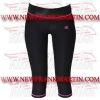 FM-894 tc-4 Ladies Gym Fitness Yoga compression Leggings Baselayer Tight Capri Trouser Black Pink Thread FM-894 tc-4 Ladies Gym Fitness Yoga compression Leggings Baselayer Tight Capri Trouser Black Pink Thread