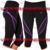 FM-894 tc-606 Ladies Gym Fitness Yoga compression Leggings Baselayer Tight Capri Trouser Black Purple FM-894 tc-606 Ladies Gym Fitness Yoga compression Leggings Baselayer Tight Capri Trouser Black Purple