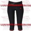 FM-894 tc-6 Ladies Gym Fitness Yoga compression Leggings Baselayer Tight Capri Trouser Black Red Thread FM-894 tc-6 Ladies Gym Fitness Yoga compression Leggings Baselayer Tight Capri Trouser Black Red Thread