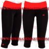 FM-894 tc-108 Ladies Gym Fitness Yoga compression Leggings Baselayer Tight Capri Trouser Black Red Waist FM-894 tc-108 Ladies Gym Fitness Yoga compression Leggings Baselayer Tight Capri Trouser Black Red Waist